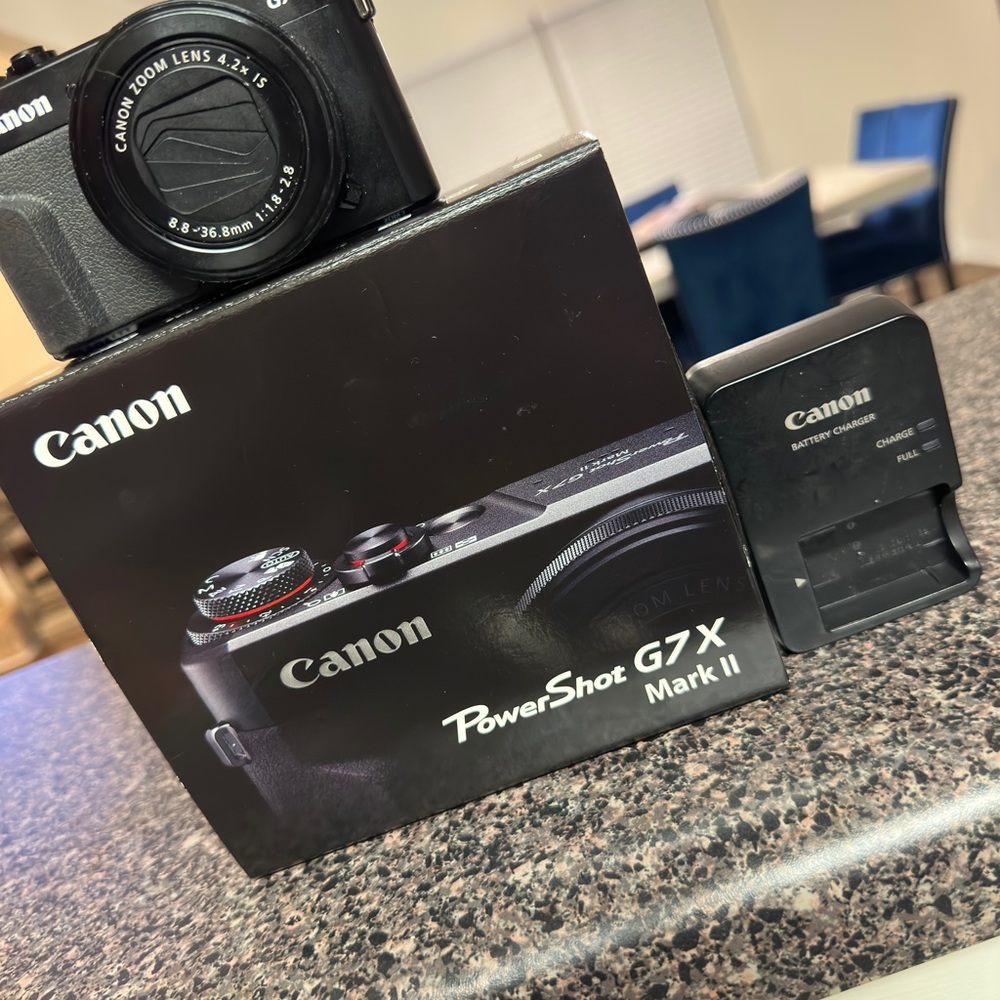 Canon camera power shot G7X Mark II